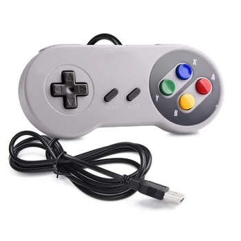 USB Game Controller Gaming Joystick Gamepad Controller for Nintendo SNES Game pad for Windows PC MAC Computer for Raspberry Pi
USB Game Controller Gaming Joystick Gamepad Controller for Nintendo SNES Game pad for Windows PC MAC Computer for Raspberry Pi