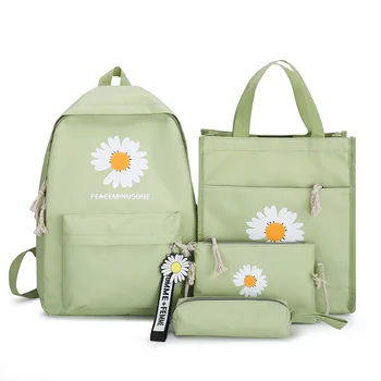 2020 4Pcs/set Flower Printed Canvas School Bag for Teenagers Girls Book Bags Student Travel School Backpacks Women Rucksack
2020 4Pcs/set Flower Printed Canvas School Bag for Teenagers Girls Book Bags Student Travel School Backpacks Women Rucksack