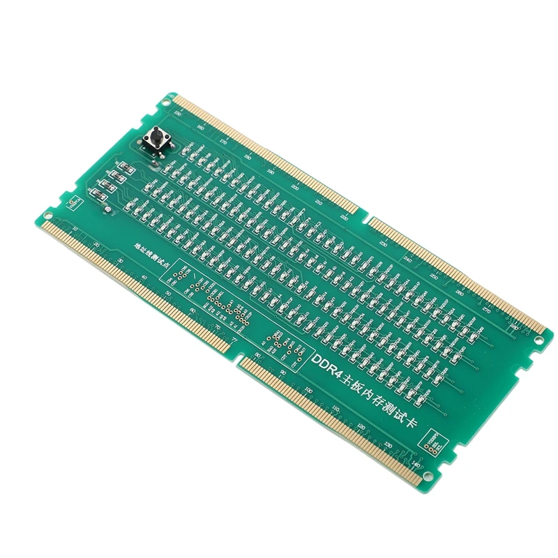 Тестовая карта памяти DDR4 со слотом RAM светодиодный анализатор для ремонта