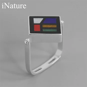 INATURE Colorful Light 925 Sterling Silver Natural Stone Finger Ring for Women Jewelry Accessories
INATURE Colorful Light 925 Sterling Silver Natural Stone Finger Ring for Women Jewelry Accessories