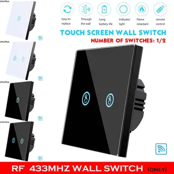 EU Standard 1 Way /2 Way Wifi Remote Control Type Wall Light Controller Smart Home Automation Touch Switch Waterproof Fireproof
EU Standard 1 Way /2 Way Wifi Remote Control Type Wall Light Controller Smart Home Automation Touch Switch Waterproof Fireproof