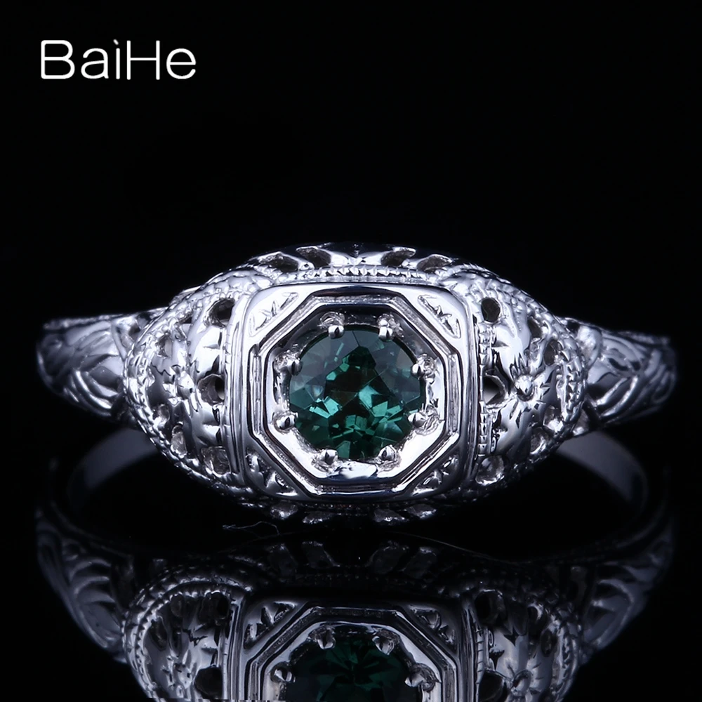 BAIHE Solid 14K White Gold Genuine Verdant Green Tourmaline Vintage Ring for Men Women Engagement Trendy Fine Jewelry Кольцо
BAIHE Solid 14K White Gold Genuine Verdant Green Tourmaline Vintage Ring for Men Women Engagement Trendy Fine Jewelry Кольцо