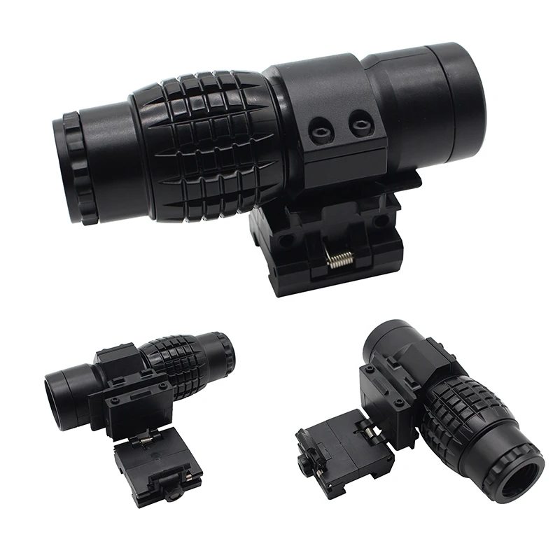 3x Magnifier Tactical Optic Sight Rifle Scope Hunting Magnification Telescope Compact Sight Flip UP Mount for Outdoor CS Game
3x Magnifier Tactical Optic Sight Rifle Scope Hunting Magnification Telescope Compact Sight Flip UP Mount for Outdoor CS Game