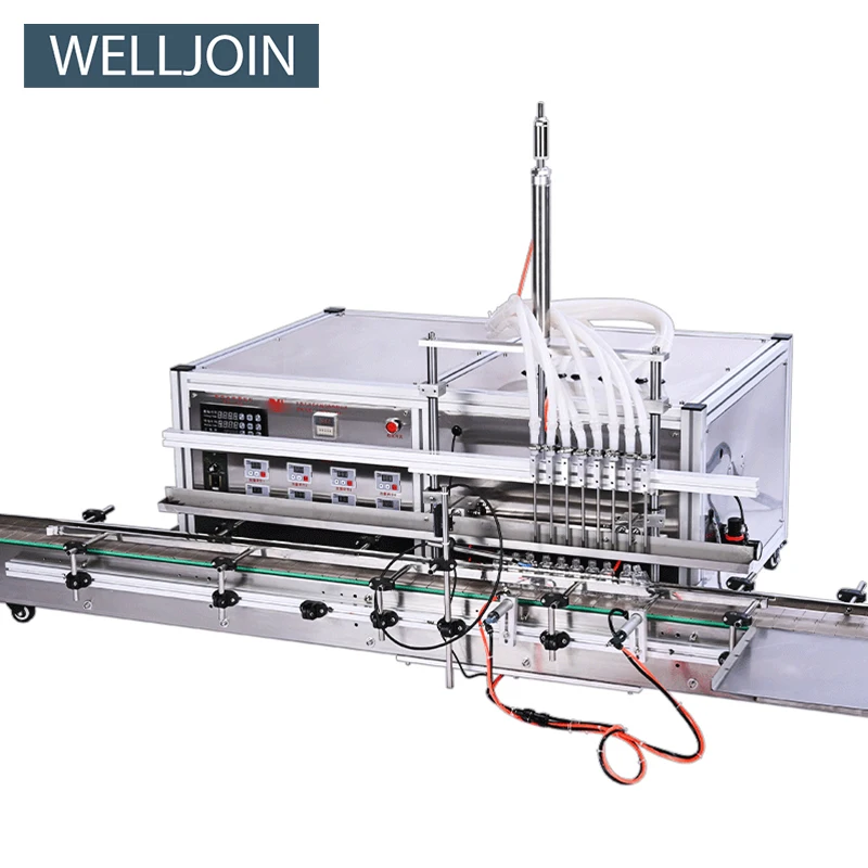 Full Automatic filling machine large flow detergent shampoo quantitative filling machine 4 heads/6heads/8heads
Full Automatic filling machine large flow detergent shampoo quantitative filling machine 4 heads/6heads/8heads