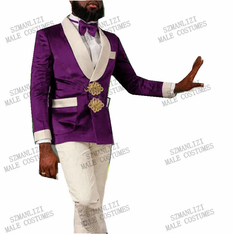 2021 Purple Double Breasted Slim Fit Dinner Prom Party Men Suits For Wedding Suits Pants Groom Tuxedo Groomsmen Best Man Blazer
2021 Purple Double Breasted Slim Fit Dinner Prom Party Men Suits For Wedding Suits Pants Groom Tuxedo Groomsmen Best Man Blazer