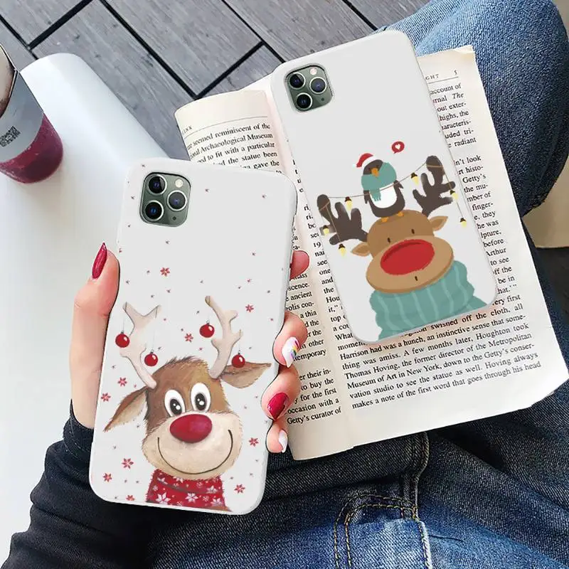 Merry Christmas deer elk snowman Phone Case Candy Color for iPhone 6 7 8 11 12 s mini pro X XS XR MAX Plus
Merry Christmas deer elk snowman Phone Case Candy Color for iPhone 6 7 8 11 12 s mini pro X XS XR MAX Plus