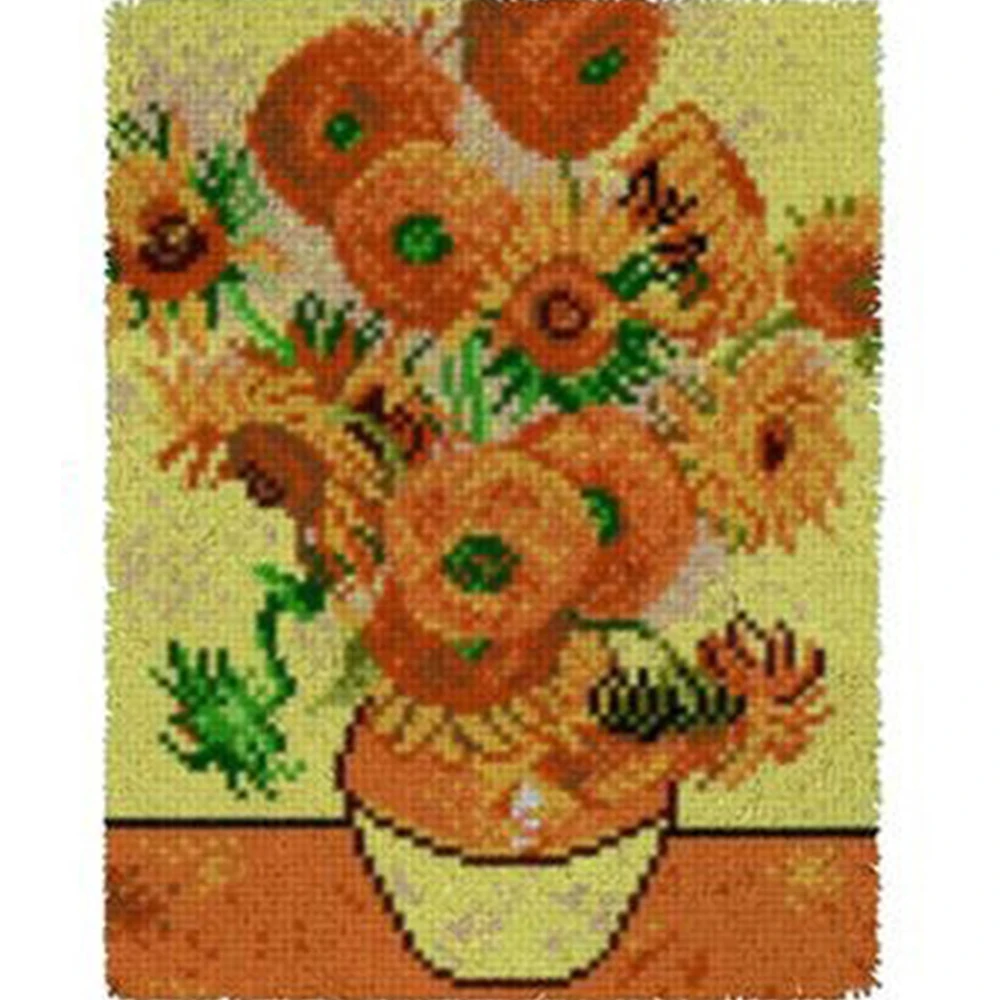 Embroidery carpet with Pre-Printed Sunflower Pattern Cross stitch kits do it yourself Crochet strings rugs Canvas for embroidery
Embroidery carpet with Pre-Printed Sunflower Pattern Cross stitch kits do it yourself Crochet strings rugs Canvas for embroidery