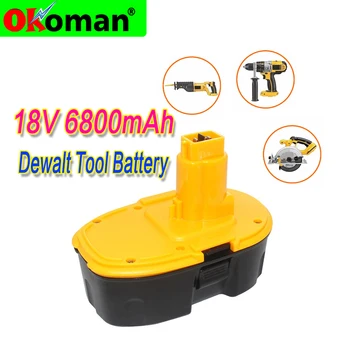 18V 6800Ah Ni-MH Power Tool for Dewalt DC9096 DE9039 DE9095 DW9098 DE9503 DW9096 Replacement Battery L30
18V 6800Ah Ni-MH Power Tool for Dewalt DC9096 DE9039 DE9095 DW9098 DE9503 DW9096 Replacement Battery L30