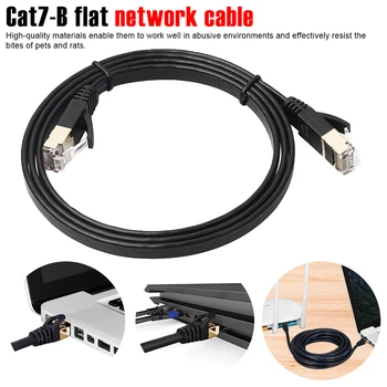 Internet Cord Cable RJ45 Lan Cable Networking Ethernet Patch Cord For Computer Router Laptop CAT7-B Flat
Internet Cord Cable RJ45 Lan Cable Networking Ethernet Patch Cord For Computer Router Laptop CAT7-B Flat