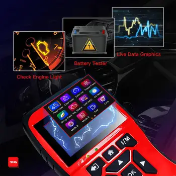 OBD2 Car Code Reader OBD2 Scanner Smog Check Multi Fuction Car Fault Diagnostic for Automotive for TopDiag
OBD2 Car Code Reader OBD2 Scanner Smog Check Multi Fuction Car Fault Diagnostic for Automotive for TopDiag