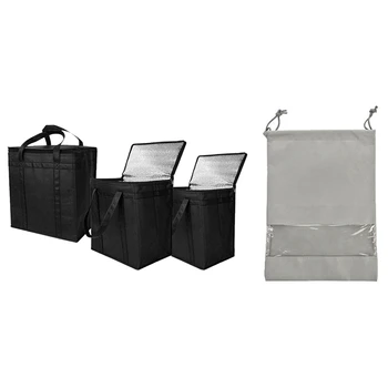 3Pcs Insulated Reusablefood Insulation Bagswith Dual Zipper & 10 Pcs 32X43Cm Shoes Bag Drawstring Dust Non-Woven
3Pcs Insulated Reusablefood Insulation Bagswith Dual Zipper & 10 Pcs 32X43Cm Shoes Bag Drawstring Dust Non-Woven