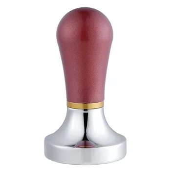Espresso 57.5MM Coffee Tamper Mat Tampering Corner Coffee Maker with Wooden Handle Barista Espresso maker Grinder