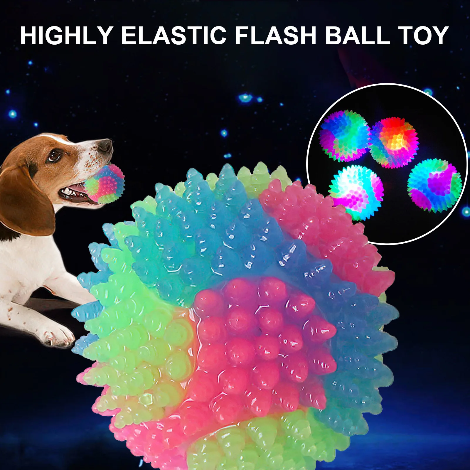 Luminous Dog Ball Flashing Bouncy Ball LED Molar Ball Pet Colored Light Ball Suitable for Cat and Dog Interactive Toys
Luminous Dog Ball Flashing Bouncy Ball LED Molar Ball Pet Colored Light Ball Suitable for Cat and Dog Interactive Toys