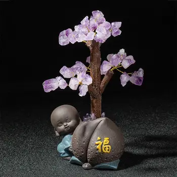 amethyst Fortune Tree Ornament Wealth Chinese Gold Ingot Tree Lucky Money Tree Ornament Home Office Decoration Tabletop Crafts
amethyst Fortune Tree Ornament Wealth Chinese Gold Ingot Tree Lucky Money Tree Ornament Home Office Decoration Tabletop Crafts