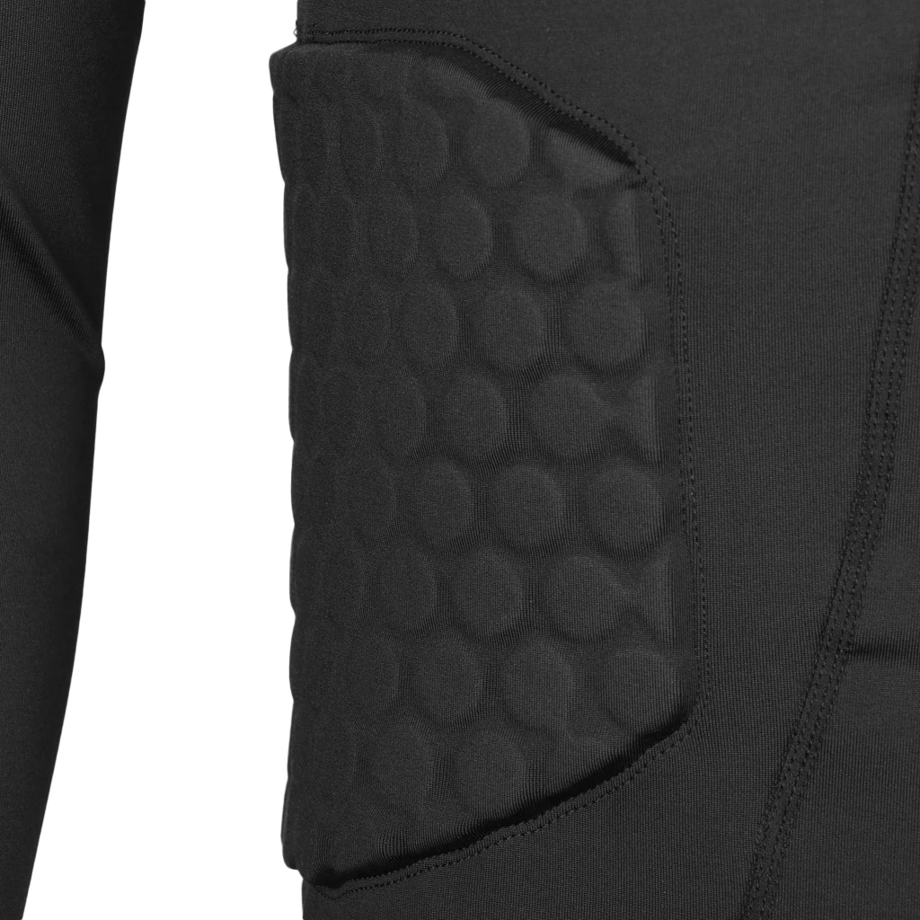 Adult Men Padded Compression Shirt Plus Size Protective T Shirt Chest Back Protector for Cycling Football Baseball Soccer Adult Men Padded Compression Shirt Plus Size Protective T Shirt Chest Back Protector for Cycling Football Baseball Soccer