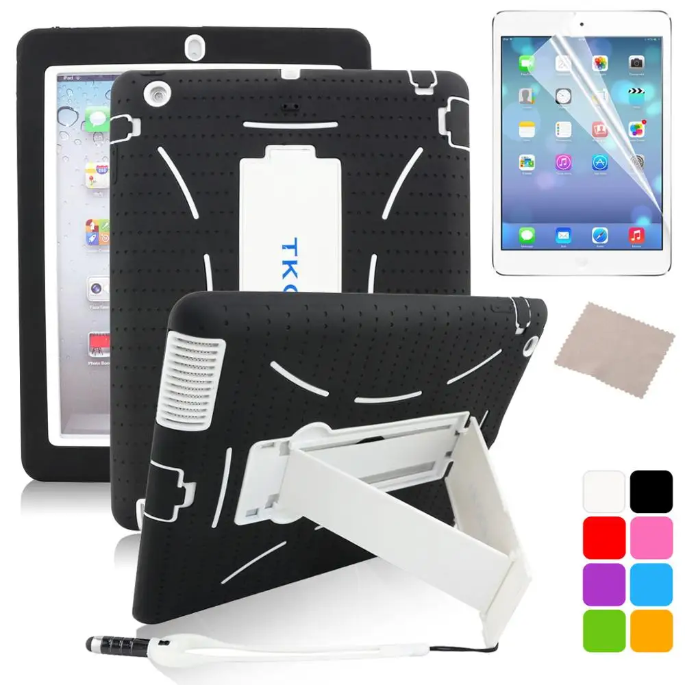 Case For iPad Air 2 A1566 A1567 Shockproof Heavy Duty Rubber Hard Case Armor Cover
Case For iPad Air 2 A1566 A1567 Shockproof Heavy Duty Rubber Hard Case Armor Cover