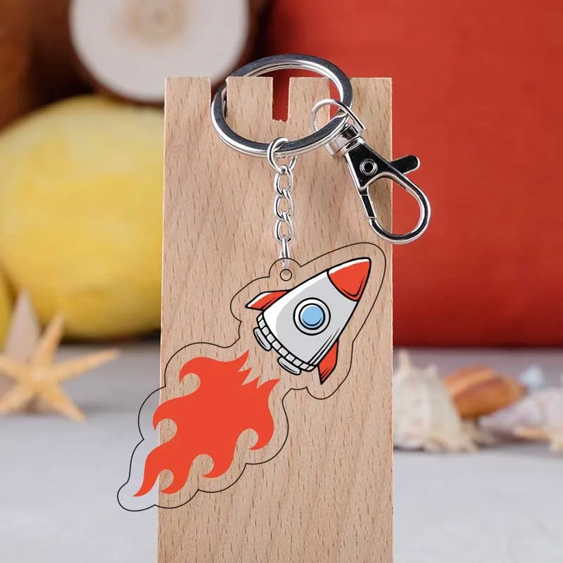 Escape from the earth ! KeyChain UFO Space Craft Astronaut Rocket Planet Spaceman Universe Stars Acrylic Key Ring For astrophile 
Escape from the earth ! KeyChain UFO Space Craft Astronaut Rocket Planet Spaceman Universe Stars Acrylic Key Ring For astrophile