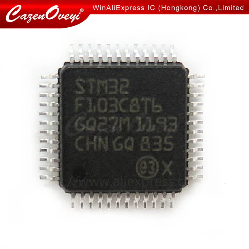 Микросхема 10 шт./лот STM32F103C8T6 LQFP48 STM32F103C8 QFP ARM новая и оригинальная IC в наличии |