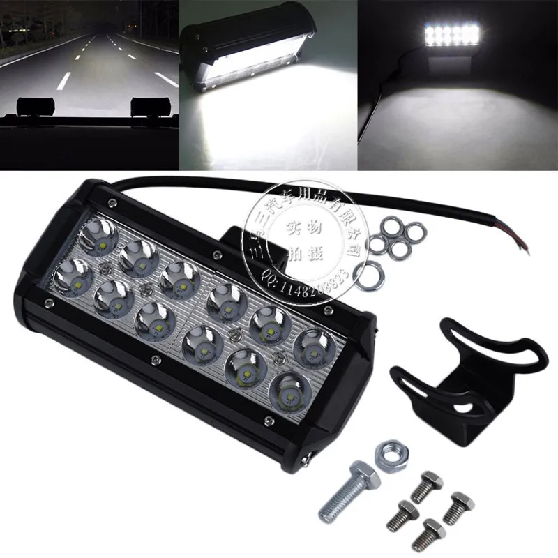 

Car Accessories 36W Double Row Cree LED Strip Lights LED Working Light Roof Light Auto Inspection Lamps