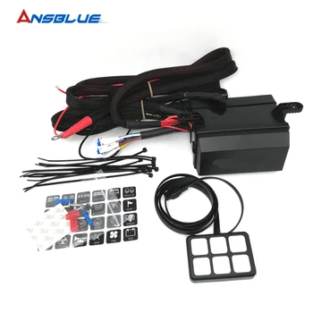 Ansblue 6 Gang Switch Panel Fuse Relay Box Wiring Harness Auto Electronic Relay System Circuit Control Box for Jeep Wrangler
Ansblue 6 Gang Switch Panel Fuse Relay Box Wiring Harness Auto Electronic Relay System Circuit Control Box for Jeep Wrangler