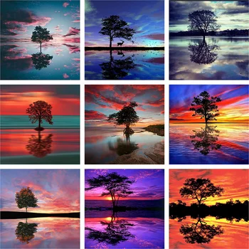 Yikexin 5D DIY Diamond Painting Scenery Tree Embroidery Cross Stitch Kit Mosaic Full circular Rhinestone Home Decoration
Yikexin 5D DIY Diamond Painting Scenery Tree Embroidery Cross Stitch Kit Mosaic Full circular Rhinestone Home Decoration