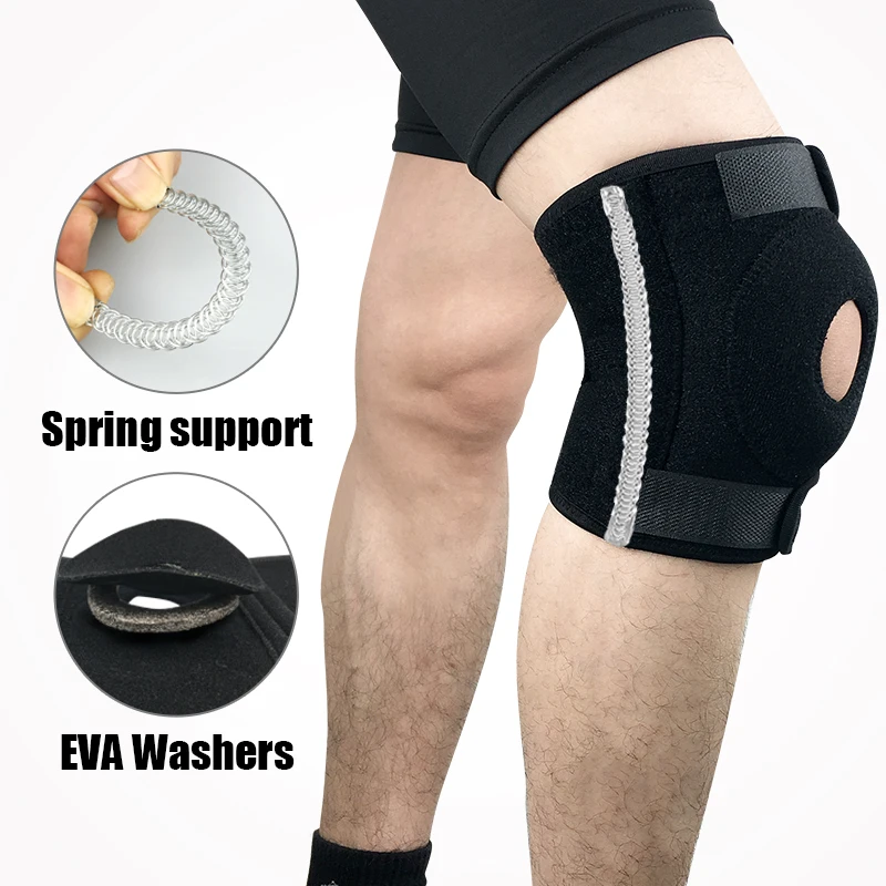 1Pair Uniform Code Sports Knee Protection With Two Spring Support And EVA Washers Protect Kneecap Make It Safer To Work Out
1Pair Uniform Code Sports Knee Protection With Two Spring Support And EVA Washers Protect Kneecap Make It Safer To Work Out