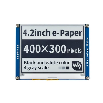 BlueRaven 4.2inch E-Ink display black/white e-Paper with SPI interface compatible for Raspberry Pi/Arduino/Nucleo/STM32 3.3V/5V
BlueRaven 4.2inch E-Ink display black/white e-Paper with SPI interface compatible for Raspberry Pi/Arduino/Nucleo/STM32 3.3V/5V
