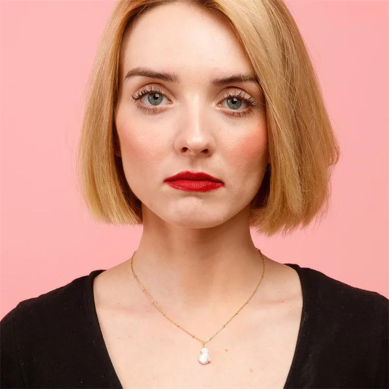 Roxi Europe And America Natural Baroque Special Shape Pearl Necklace Women's Retro Simple Korean-style Dongdaemun Pendant Neckla
Roxi Europe And America Natural Baroque Special Shape Pearl Necklace Women's Retro Simple Korean-style Dongdaemun Pendant Neckla