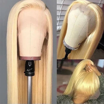 613 13x6 Lace Part Wig Straight 180 Density Honey Blonde Human Hair Wig Remy Indian Hair Lace Frontal Wigs 10-28inch 
613 13x6 Lace Part Wig Straight 180 Density Honey Blonde Human Hair Wig Remy Indian Hair Lace Frontal Wigs 10-28inch