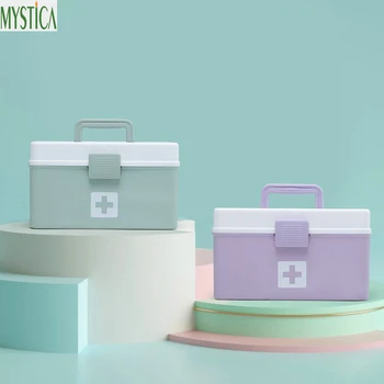 Nordic Home First Aid Kit Adult Child Drug Storage Box 2-Layer Medical Organizer Case Large Family Medicine Store Bins Pill Kits 
Nordic Home First Aid Kit Adult Child Drug Storage Box 2-Layer Medical Organizer Case Large Family Medicine Store Bins Pill Kits