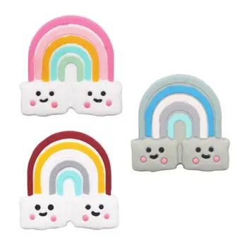 5pcs Silicone Baby Teether Rainbow Beads Pacifier Infant Teething Soother Toys 
5pcs Silicone Baby Teether Rainbow Beads Pacifier Infant Teething Soother Toys