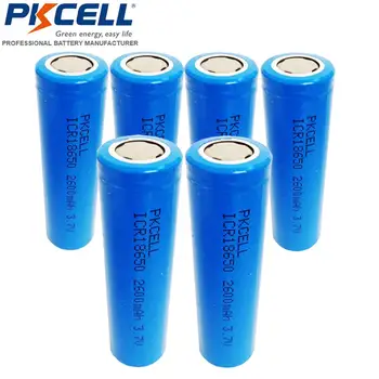 6pcs ICR18650 3.7V Liion Rechargeable Battery ICR18650 2600mAh 18650 Batteria Flat top No Protection for torch,led lights,lamp
6pcs ICR18650 3.7V Liion Rechargeable Battery ICR18650 2600mAh 18650 Batteria Flat top No Protection for torch,led lights,lamp