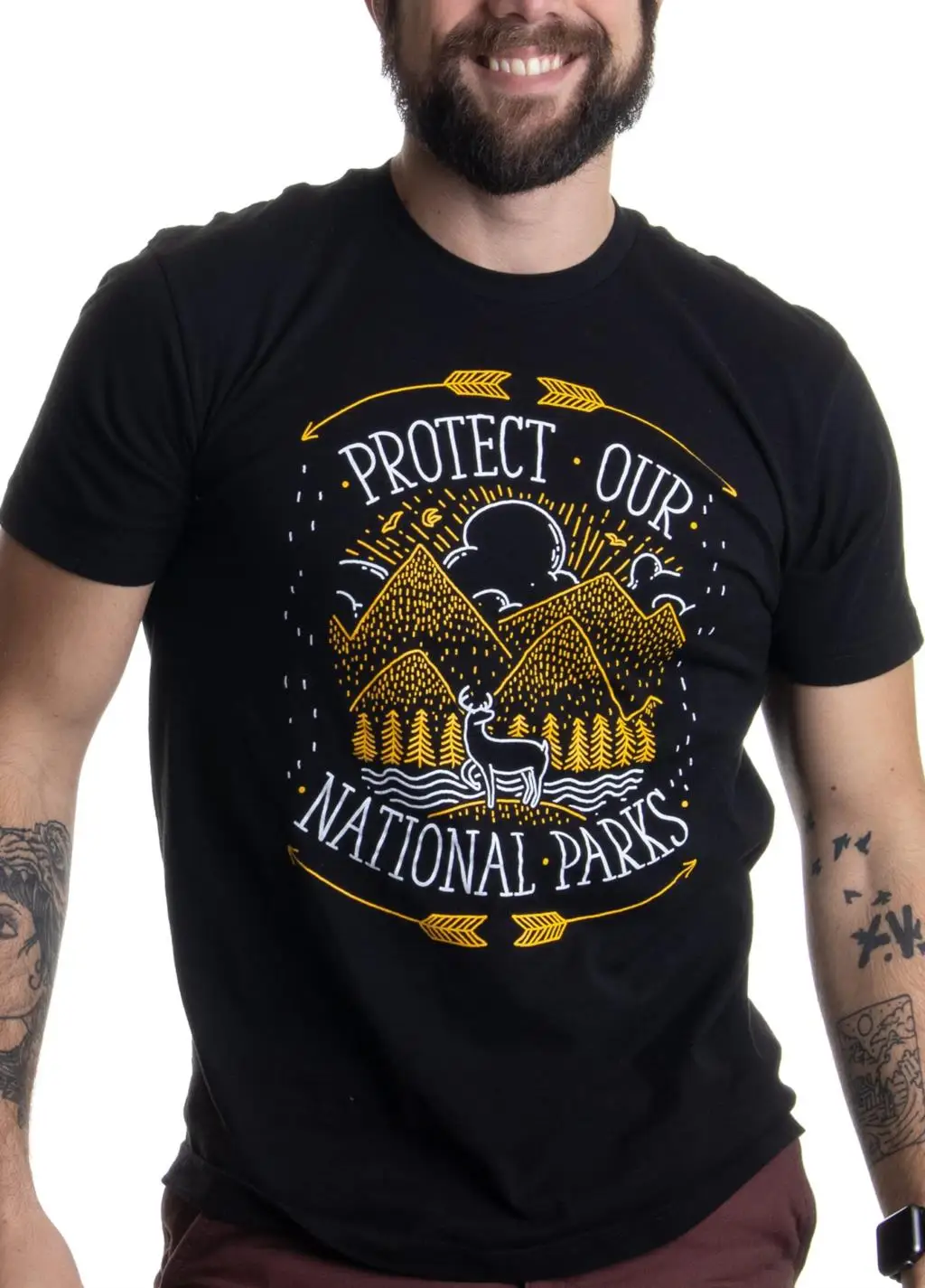 Защитите наши государственные парки мужские и женские футболки |