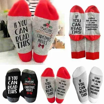 1Pair Christmas Socks IF YOU CAN READ THIS I'M WATCHING CHRISTMAS MOVIES Socks Women Men Autumn Winter Short Socks
1Pair Christmas Socks IF YOU CAN READ THIS I'M WATCHING CHRISTMAS MOVIES Socks Women Men Autumn Winter Short Socks