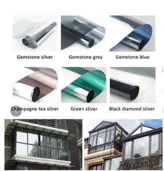 40cmx2m Waterproof Window Film One Way Mirror Silver Insulation Stickers UV Rejection Privacy Window Tint Films
40cmx2m Waterproof Window Film One Way Mirror Silver Insulation Stickers UV Rejection Privacy Window Tint Films
