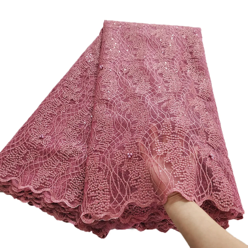 sequins african lace fabric (5)