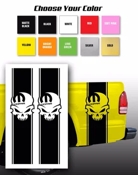 For Mopar Skull Dodge Pickup Truck Bed Stripes decal stickers / Choose Color
For Mopar Skull Dodge Pickup Truck Bed Stripes decal stickers / Choose Color
