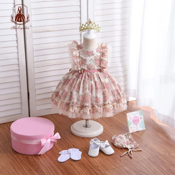 Yoliyolei Baby Girls Dresses With Gift Box Birthday Dress Flower Girl Dress Summer Baby Princess Party For Newborn Clothing
Yoliyolei Baby Girls Dresses With Gift Box Birthday Dress Flower Girl Dress Summer Baby Princess Party For Newborn Clothing