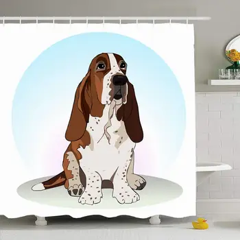 Shower Curtain Set with Hooks 66x72 Basset Hound Pets Breed Quick Mining Beagle Dogs Brave Favorite Animals Wildlife Sports
Shower Curtain Set with Hooks 66x72 Basset Hound Pets Breed Quick Mining Beagle Dogs Brave Favorite Animals Wildlife Sports