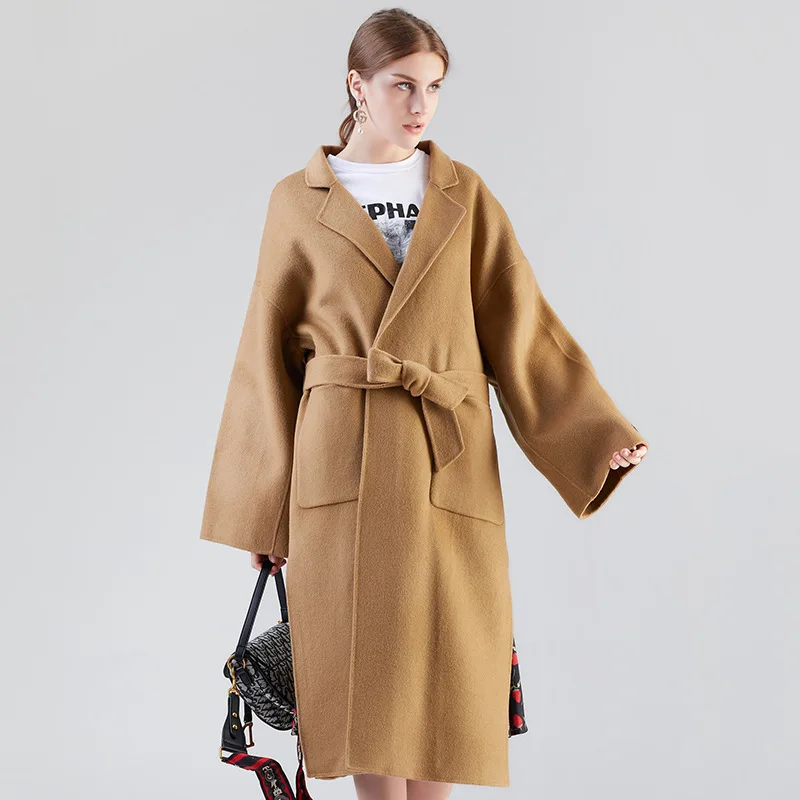 2019 Autumn And Winter Cashmere Coat Korean-style Mid-length Double-faced Woolen Goods Wool Coat Entirely Handmade Elegant High-
2019 Autumn And Winter Cashmere Coat Korean-style Mid-length Double-faced Woolen Goods Wool Coat Entirely Handmade Elegant High-