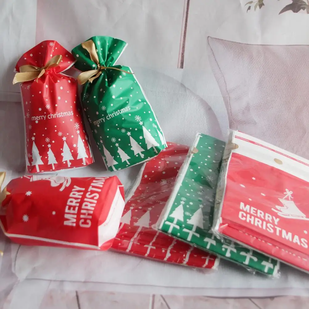 cookie biscuits snack baking packaging bag with ribbon wedding