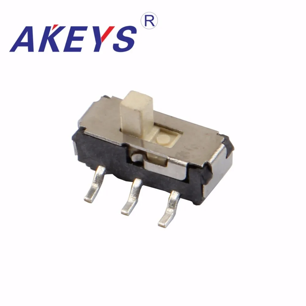 10PCS MST-22D18 MINI slide switch 2P2T SMT SMD 6 pin 2 position mini toggle switches micro slide switches handle white
10PCS MST-22D18 MINI slide switch 2P2T SMT SMD 6 pin 2 position mini toggle switches micro slide switches handle white