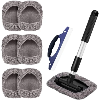 Car Windshield Cleaner Brush Set Cloth Covers Silicone Water Scraper Blade Inside Window Glass Cleaning Tools
Car Windshield Cleaner Brush Set Cloth Covers Silicone Water Scraper Blade Inside Window Glass Cleaning Tools