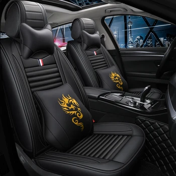 

Full Coverage Eco-leather auto seats covers PU Leather Car Seat Covers for Mercedes benz aclass cla c slc slk cls e cl class me