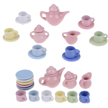 15Pcs/Set Mini Delicated 1:12 Scale Doll House Furniture Tableware China Dolls Ceramic Miniature Tea Sets
15Pcs/Set Mini Delicated 1:12 Scale Doll House Furniture Tableware China Dolls Ceramic Miniature Tea Sets