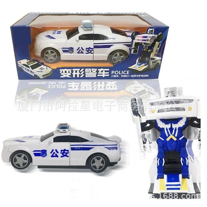CHILDREN'S Toy Small Police Car Electric Universal Transformation Car People Light And Sound Transformation Car Robot Toys
CHILDREN'S Toy Small Police Car Electric Universal Transformation Car People Light And Sound Transformation Car Robot Toys
