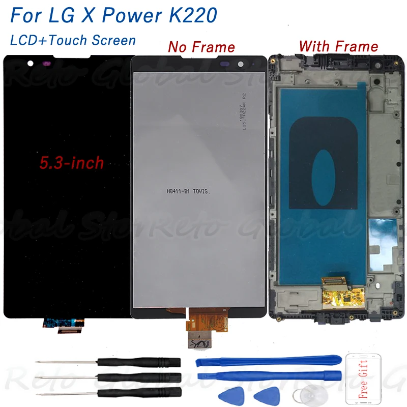 Original For LG X Power K220 K220DS F750K F750K LS755 X3 K210 US610 K450 LCD Display Touch Screen digitizer Assembly Repair Kit
Original For LG X Power K220 K220DS F750K F750K LS755 X3 K210 US610 K450 LCD Display Touch Screen digitizer Assembly Repair Kit
