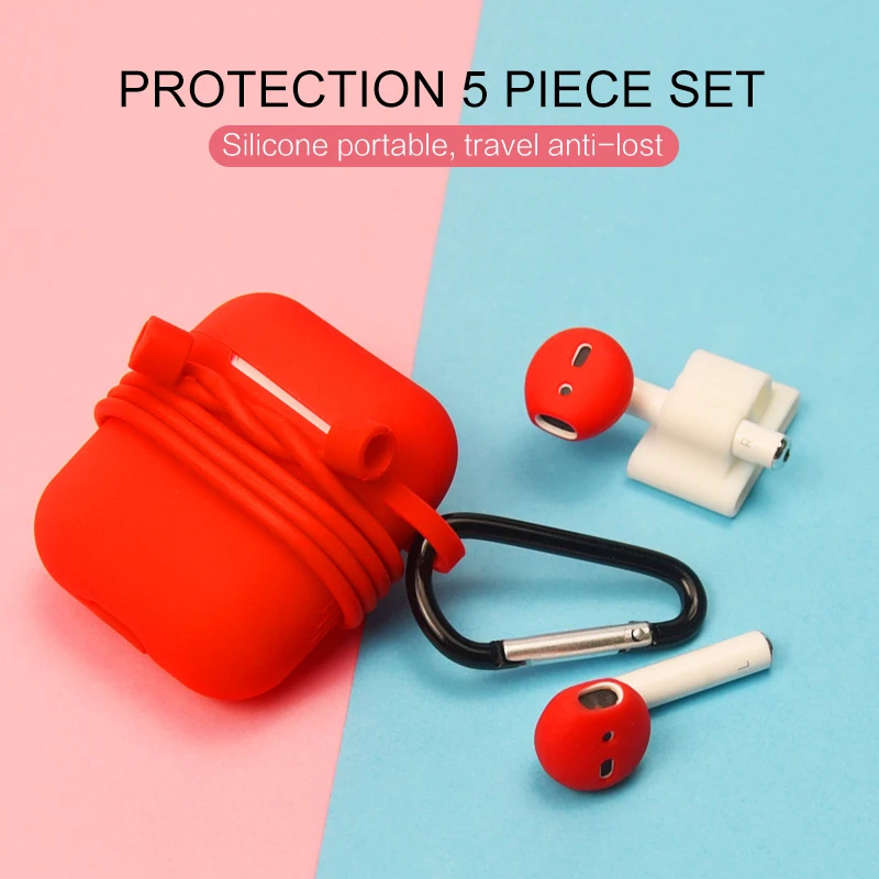 16Pcs/Set Silicone Wireless Bluetooth Earphones Case For Apple Airpods Earbud Earphone Accessories Protective Cover For AirPods
16Pcs/Set Silicone Wireless Bluetooth Earphones Case For Apple Airpods Earbud Earphone Accessories Protective Cover For AirPods