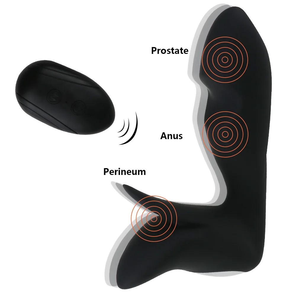 

Sex Toys Anal Vibrators Wireless Remote Perineum Massager 10 Vibration Ass Prostate Dildo Vibrator G-Spot Stimulator Butt Plug