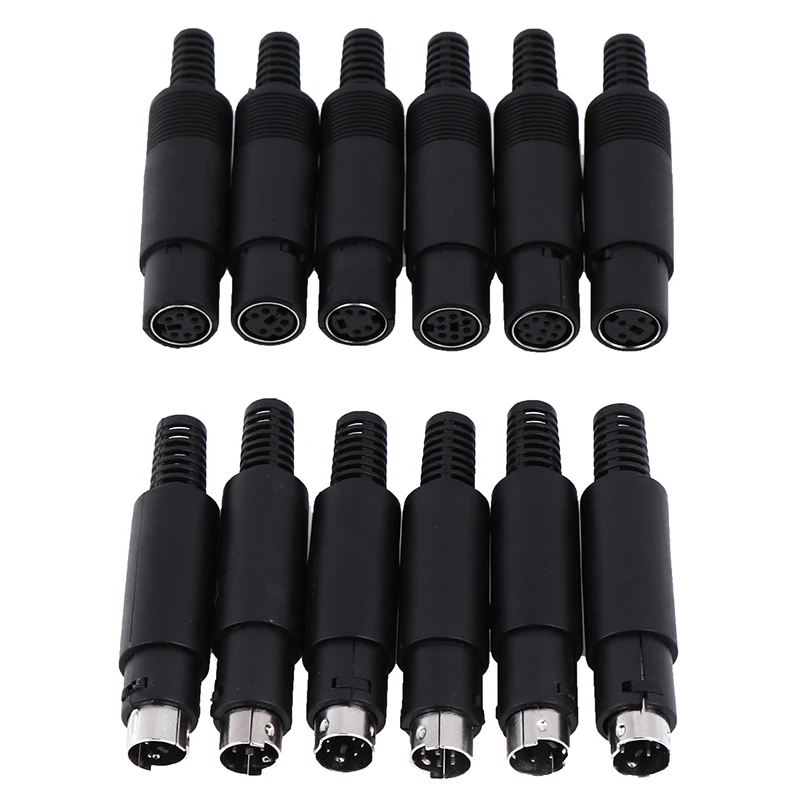 1Pc Mini DIN Plug Socket Connector 3/4/5/6/7/8 PIN Chassis Cable Mount Male Female
1Pc Mini DIN Plug Socket Connector 3/4/5/6/7/8 PIN Chassis Cable Mount Male Female